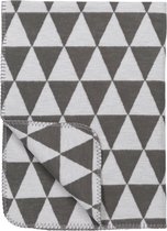Meyco Triangle bio wiegdeken - 75 x 100 cm - grijs