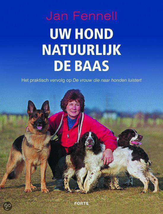 Cover van het boek 'Uw hond natuurlijk de baas'