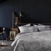 Damai Birch flanel dekbedovertrek - Light Grey - 2-persoons (200x200/220 cm + 2 slopen)