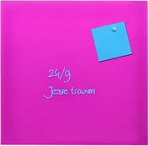 Magnetisch glasbord Roze 35x35 cm