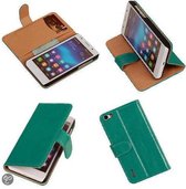 PU Leder Groen Honor 6 Book/Wallet Case/Cover