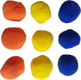 Splash Ballen - Multicolor - Kunststof - Set van 9 - Ø 6.5
