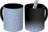 Magische Mok - Foto op Warmte Mokken - Patronen - Kerst - Sneeuw - Magic Mok - Beker - 350 ML - Uitdeelcadeautjes