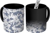 Magische Mok - Foto op Warmte Mokken - Koffiemok - Winter - Patronen - Verf - Camouflage - Magic Mok - Beker - 350 ML - Theemok