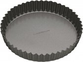 quichevorm 30 x 4 cm staal zwart