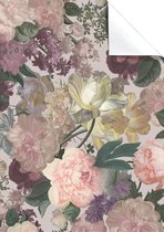 Stewo - Cadeaupapier - Aidana Roze - Grote bloemen - 70x150 cm