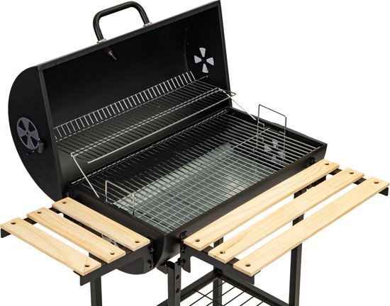 Barbecue met deksel en warmhoud rek - inc thermostaat - 104x68x94 cm - Viking Choice