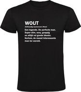 Wout grappig Heren t-shirt | verjaardag | cadeau | kado | shirt | Zwart