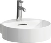 LAUFEN VAL fontein met overloop en kraangat 11,5 x 40 x 42,5 cm, wit