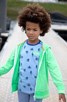 B.Nosy jongens vest met capuchon Neon Green S22