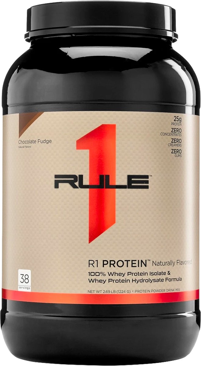 R1 Protein - naturally flavored (2,5lbs) Chocolate Fudge