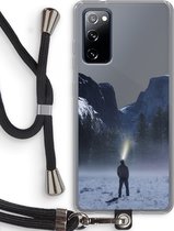 Case Company® - Samsung Galaxy S20 FE / S20 FE 5G hoesje met Koord - Wanderlust - Telefoonhoesje met Zwart Koord - Bescherming aan alle Kanten en Over de Schermrand