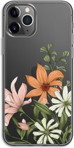 Case Company® - iPhone 11 Pro hoesje - Floral bouquet - Soft Cover Telefoonhoesje - Bescherming aan alle Kanten en Schermrand