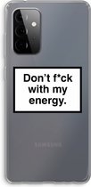 Case Company® - Samsung Galaxy A72 hoesje - My energy - Soft Cover Telefoonhoesje - Bescherming aan alle Kanten en Schermrand