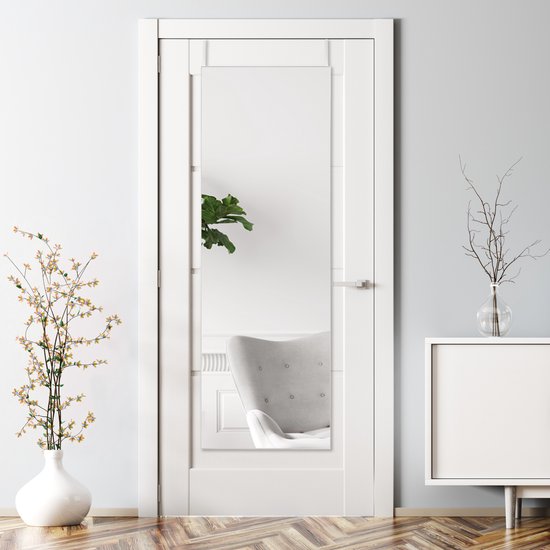 Miroir pleine longueur Lesina suspendu 120,6x40,6 cm blanc
