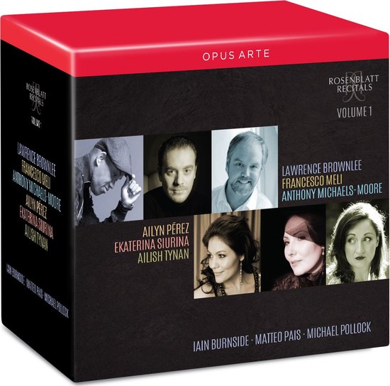 Lawrence Brownlee, Francesco Meli, Anthony Michaels-Moore, Ailyn Pérez, Ekaterina Siurina, Ailish Tynan, Iain Burnside, Matteo Pais, Michael Pollock - Rosenblatt Recitals Volume 1 (CD)