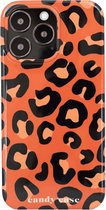 Candy Leopard Orange iPhone hoesje - iPhone 12 pro max