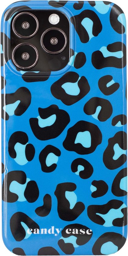 Coque iPhone Candy Léopard Blue - iPhone 12 pro max