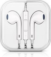 Hoofdtelefoon - 3,5 mm kabel - Oortelefoon met Microfoon - Koptelefoonaansluiting - Stereo - Compatibel met Android en iPhone - Wit