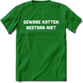Gevonden Katten - Katten T-Shirt Kleding Cadeau | Dames - Heren - Unisex | Kat / Dieren shirt | Grappig Verjaardag kado | Tshirt Met Print | - Donker Groen - M