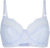 LingaDore - Daily Full-Coverage BH Heather-Blue - maat 75F - Blauw