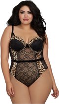 Nh -Teddy - Black - Maat 1X - Body & Teddy