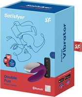 Double Fun Partner Vibrator - Violet - Couples Toys violet