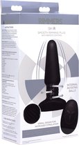 Slim R Smooth Rimming Plug with Remote Control - Black - Butt Plugs & Anal Dildos black