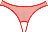Adore Exposé Panty - Red - Maat O/S - Lingerie For Her