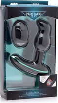 Rimsation Prostate Vibe with Rotating Beads - Black - Anal Vibrators black