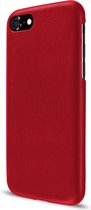 Apple iPhone SE (2022) Hoesje - Artwizz - Clip Serie - Echt Leer Backcover - Rood - Hoesje Geschikt Voor Apple iPhone SE (2022)