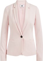 WE Fashion Dames tricot getailleerde stretch blazer