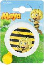 fietsbel Maya de Bij junior staal 55 mm wit