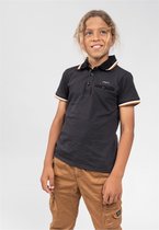 DEELUXE Poloshirt met contrasterende randjes DREXLER Black