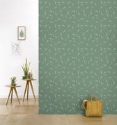 Roomblush - Behang Pine Needle - Groen - Vliesbehang - 200cm x 285cm