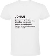 Johan Heren t-shirt | jarig | verjaardagkado | verjaardag kado | grappig | cadeau | Wit