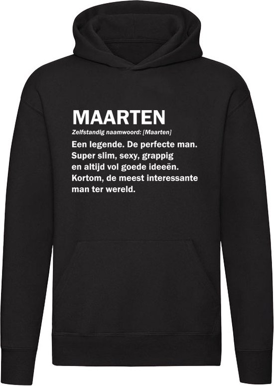 Maarten hoodie | jarig | verjaardagkado | verjaardag kado | cadeau | unisex | trui | sweater | capuchon