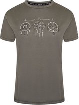 Het Dare2B Unwind T-shirt met korte mouwen - dames - zacht - grafisch - Groen