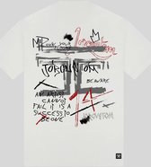 JORCUSTOM Artist Loose Fit T-Shirt - Wit - Volwassenen - Maat XS