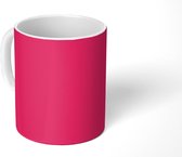 Mok - Koffiemok - Karmijn - Kleuren - Palet - Roze - Kleur - Effen - Mokken - 350 ML - Beker - Koffiemokken - Theemok