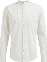 WE Fashion Heren slim fit overhemd met streepdessin