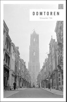 Walljar - Domtoren '54 - Zwart wit poster