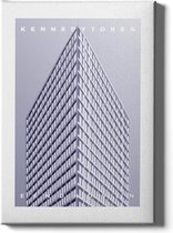 Walljar - Kennedytoren - Muurdecoratie - Poster