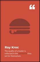 Walljar - Ray Kroc - Muurdecoratie - Poster met lijst