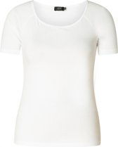 YESTA Jayla Essential Jersey Shirt - White - maat 2(50)