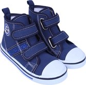 Donkerblauwe jongenssneakers met klittenband / 25