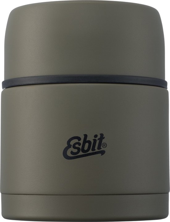 Esbit Classic Thermosfles - 750ml - Zwart - RVS - Dubbele Beker