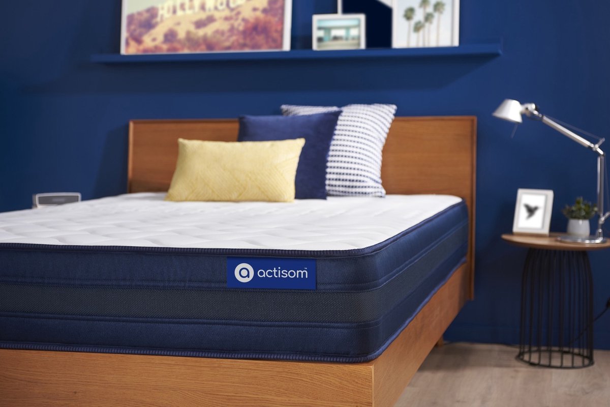 Actiflex tech matras 80x210cm , Pocketveren en traagschuim , Zeer stevig, 5 comfortzones