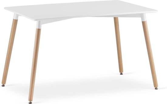 Table ADRIA 120cm x 80cm - blanc