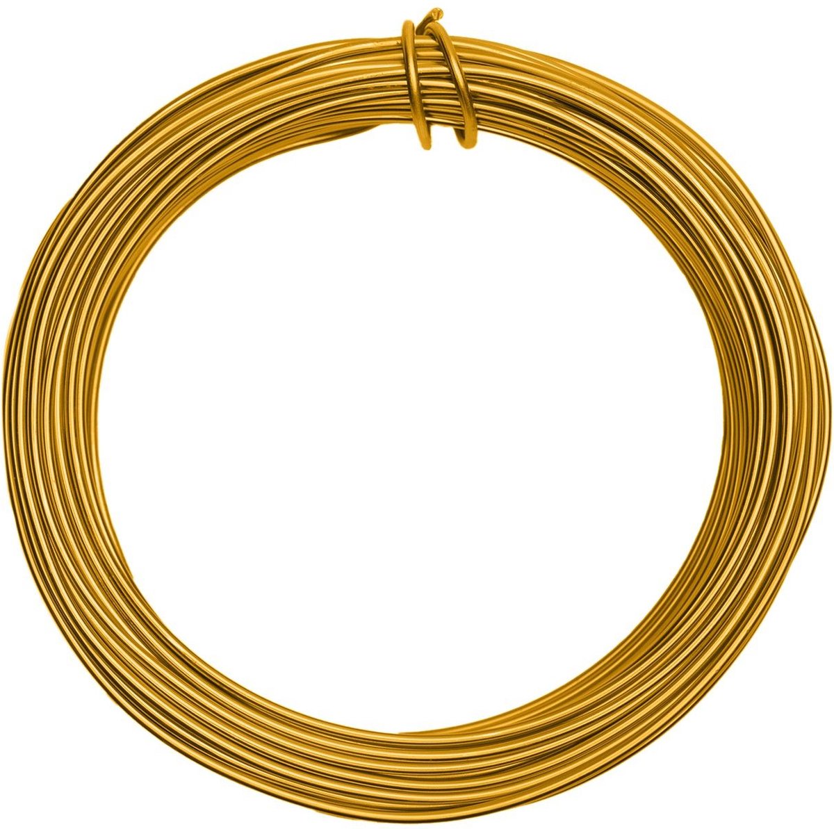 Vaessen Creative Aluminium Draad - 2,5mm - ±37m - 500g - Goud